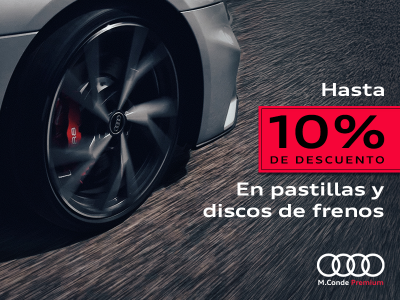 Hasta 10% dto en pastillas y discos de freno
