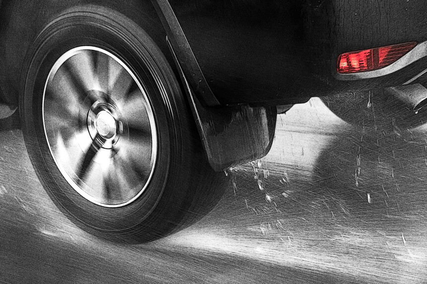 aquaplaning lluvia