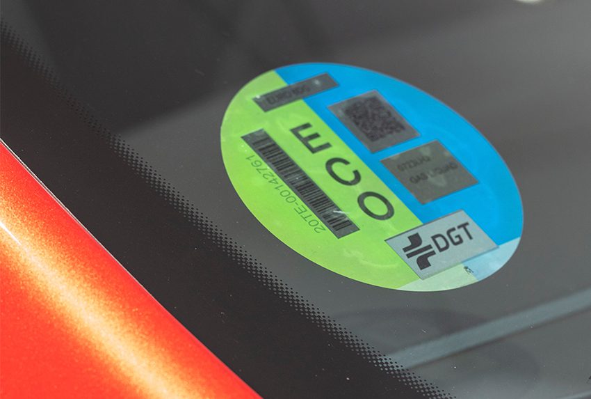zonas de bajas emisiones etiqueta ECO