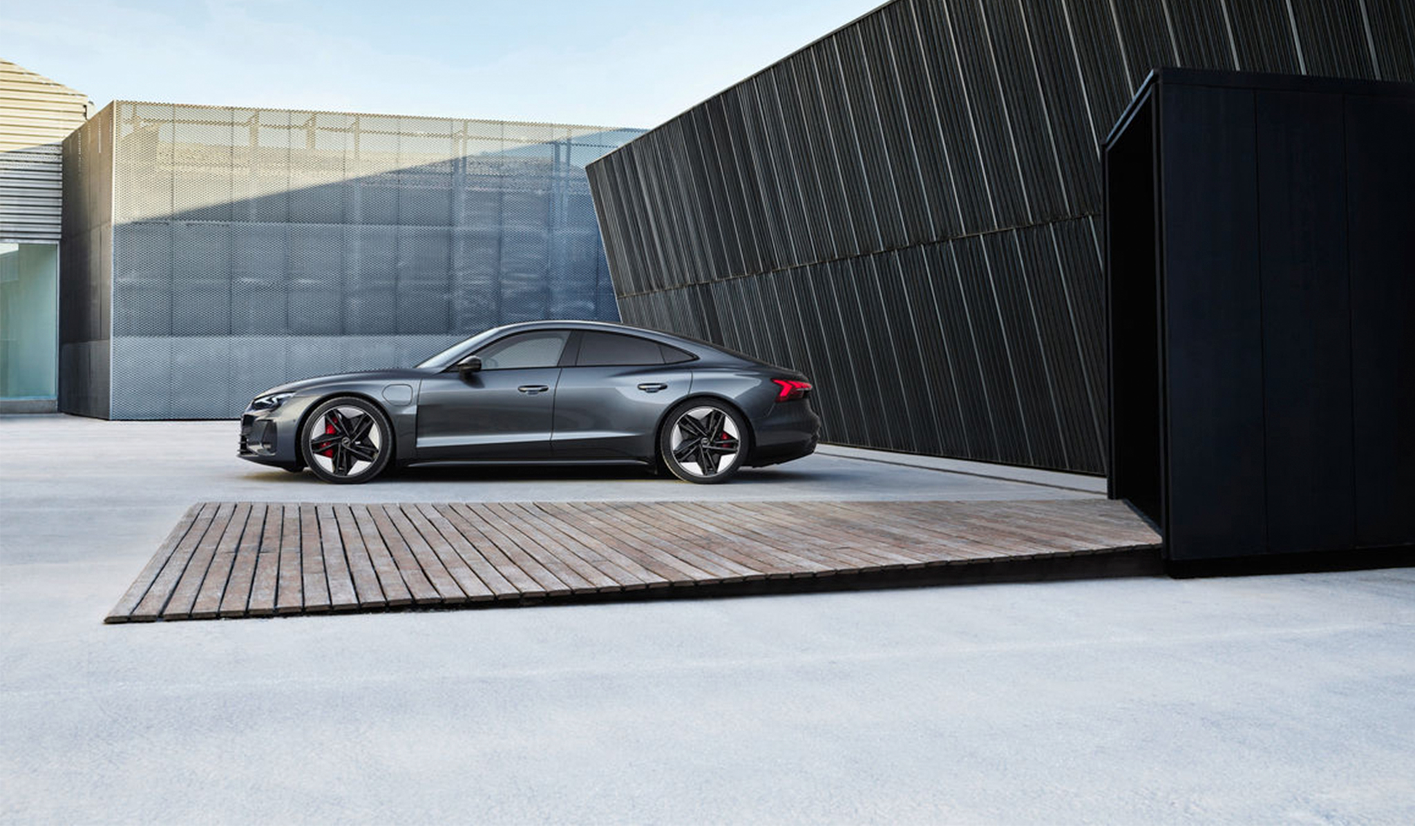 Audi -tron GT-Quattro gris