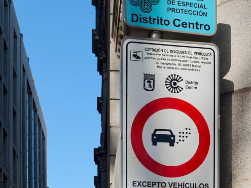 zonas de bajas emisiones en Madrid